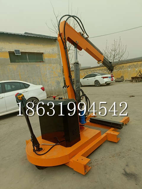 平山县自卸车厢随车吊 自制轮式四不像起重机 四驱平板吊 5吨 贵盛